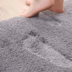 두툼 푹신한 극세사 화장실 매트 부드러운 러그 발매트