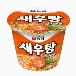 새우탕면 J9N3U6B1 큰컵 115gx16개 박스 농심