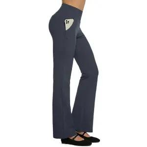 [테슬라] 여성 이지핏 부츠컷 밴딩 팬츠 소프트 요가 긴바지 롱버전