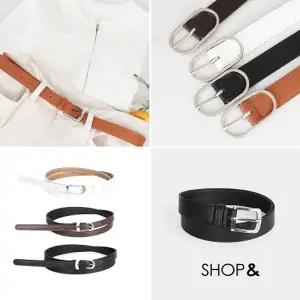[샵앤] [무료배송] 국산 여성 활용갑 코디만능 데일리 벨트 3종 균일가