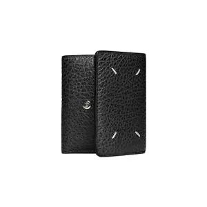 [메종마르지엘라] 여성 지퍼 컴팩트 트라이폴드 지갑 블랙 SA3UI0010P4455 T8013