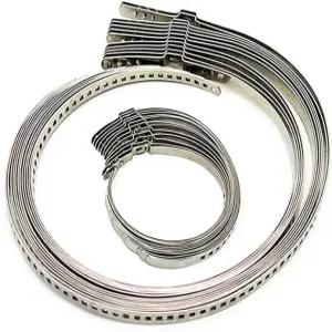 스테인리스 스틸 범용 조절식 AXLE CV 조인트 부트 크림프 클램프 키트 30PCS(15pcs 스몰+ 15pcs 라지)