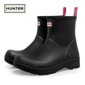 [헌터]정품) 남성 플레이 숏 레인부츠 블랙 MFS9088RMA-BLK