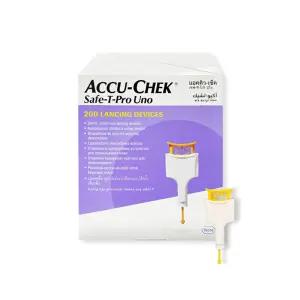 아큐첵 세이프티 프로 우노 안전란셋 자동 채혈침 사혈침 200T