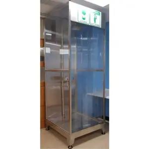 산업시설 유해화학물질 오염물 사고방지 커튼형 국산 비상 샤워부스 미세먼지 렌즈 녹