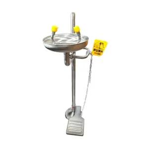 체험장 긴급 안구세척 안전장비 바닥고정 발판형 간편 비상 눈세척기 응급 학생