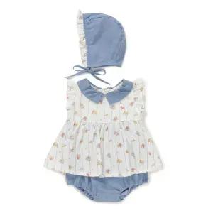 [블루독베이비](타임스퀘어점패션관)(BL)멀티플라워바디수트(46313-604-06)