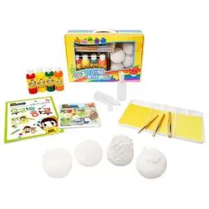 컬러링프렌즈 사과 파인애플 메론 키즈 물감 색칠놀이