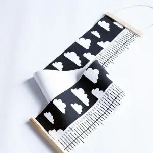 구름 벽걸이 키재기 자 아기 아이 키재기 포스터 유아 어린이