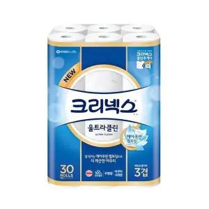 크리넥스 휴지 울트라클린 3겹 30롤