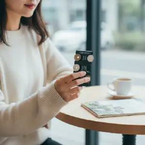 일본 여행 필수품 엔화 수납 파우치 동전 분류 지갑 케이스 천엔용