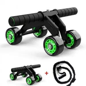 (선택 4휠파워밴드슬라이드 그린)4휠 파워밴드 슬라이드 AB휠 슬라이드 복근운동기 코어운동