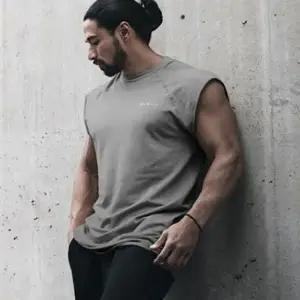 남성 헬스 민소매 티셔츠 라운드넥 운동 나시 머슬핏