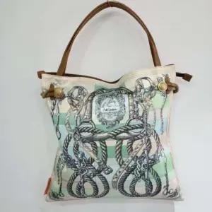 [애슬릿] 지퍼 에코백 여성 사각 숄더 토트 여행 천가방 엄마