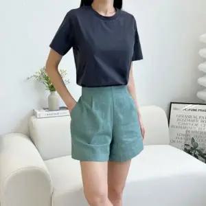 베이직 여성 반팔 티셔츠 여름 운동 스포츠 슬림 여자 반팔티