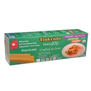팅크야다 텐 프리 현미 라자냐 면 10온스(12팩) - 인증된 비-GMO 코셔 친화적 카세롤 및 파스타 베이킹에
