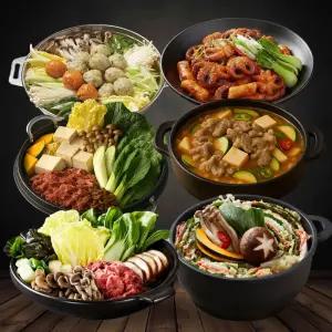 [채선당]시그니쳐 밀키트 2팩 모음전 /샤브샤브/굴림만두/스키야끼/쭈꾸미볶음/차돌된장찌개/백합칼국