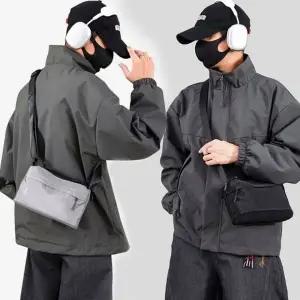 사각 가방 남성 전면포켓 크로스백 미니 방수 캐주얼