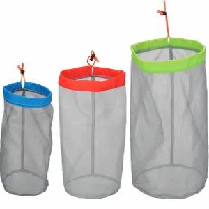 알레몬 소형에서 XX대형 드로스트링 메쉬 스터프 자루 디디 가방 보관 파우치 여행용 캠핑 하이킹용 침낭