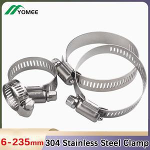 304 스테인레스 스틸 스크류 밴드 호스 클램프 후프 에어 용 워터 파이프 연료