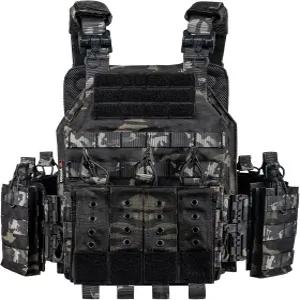 바브 야케다 카모 전술 아웃도어 캐리어 조끼