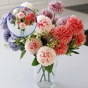 쌍문상회 꽃다발 화사한 조화꽃장식 셀프웨딩