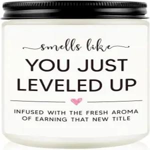 직장 여성을 위한 승진 선물 새로운 양초 축하 동료 게이머 친구 상사 교사 간호사