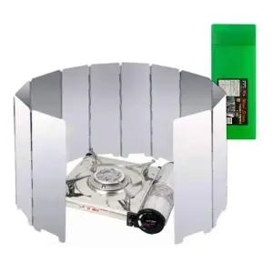 ( )삼정 산업 101 버너 히터 바람막이 12 단 등산 캠핑 낚시