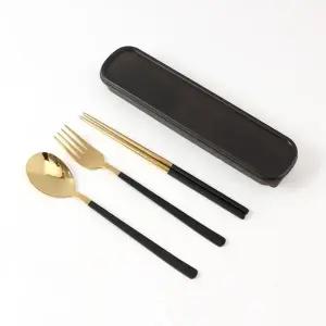 ( )골든테이블 휴대용 수저 포크세트 캠핑 개인 숟가락