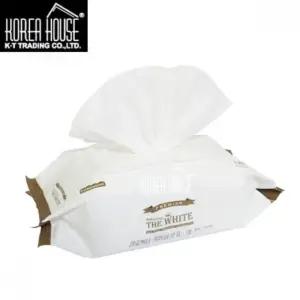 물티슈 캡형 120매 베비랑 엠보싱 휴대용 화이트