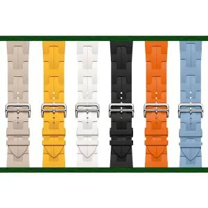 새롭게 출시된 Apple Watch Hermes 46mm Kilim 싱글 투어 밴드 (색상 선택 가능)