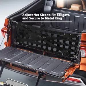 조절 가능한 버클 스트랩이 있는 테일게이트 네트 트럭 침대용 54 x17.7 카고 지프 픽업 쉐보레