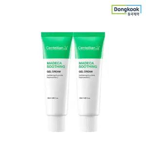 피부관리 동안관리 주름집중 안티링클 마데카 수딩 젤 크림 50ml 2개 병풀추출물 진정 저자극케어