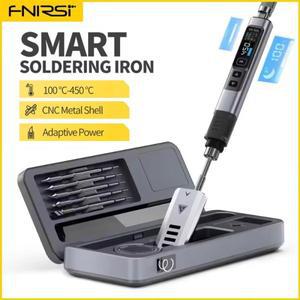 FNIRSI HS-02 Protable 열 도구 상자 키트 100W 전력 조절 가능 온도  가열 수리 장비 100-450 ℃ DIY