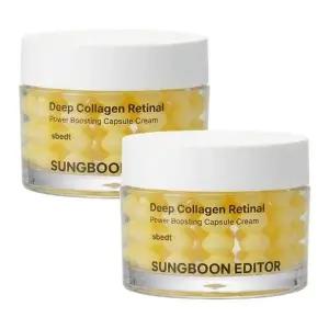 피부관리 성분에디터 딥 콜라겐 레티날 샷 파워 부스팅 캡슐 노른자 크림 50mlX2개_24068555_673598
