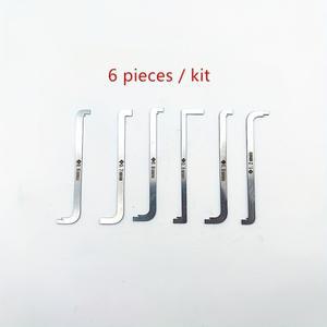 실용적인 자물쇠 도구 6개/키트 교체 터닝 도구/더블 헤드 텐션 렌치