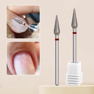 1Pc 네일 드릴 비트 기계 페디큐어 매니큐어 발 큐티클 청소 도구 파일 그라인딩 헤드 아트 액세서리 폴란
