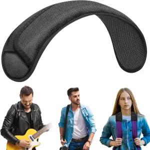 FIEIL 초두꺼운 어깨끈 패드 범용 교체 어깨 가방 기타 스트랩 탈부착 가능한 패드가 에 도움이