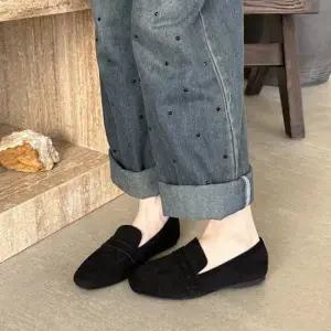 인기상품 빅사이즈 여자구두 로퍼모카신 구두 여자로퍼 플랫 [WFJNDG2_260322]