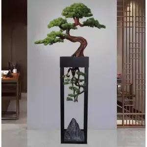 인조 소나무 분재 소품 조경 모형 통로 인테리어 화분