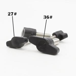 스테인레스 스틸 엄지 나사 M4 M5 M6 M8 Z 모양 손잡이 조절 가능 나비 카메라 폰용 날개