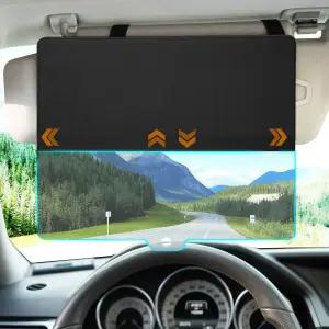 자동차용 마그스메이 선바이저 익스텐더 업그레이드된 편광 선 차단기 선쉐이드 렌즈 마그네틱 연결 조절