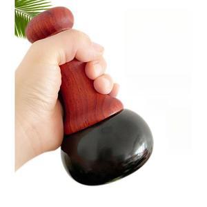 찜질 홍변석 둥근 온열 경락마사지 건강 전신 스톤 괄사 돌찜질 단일 온열기