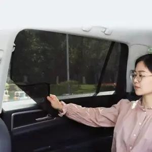 운전석햇빛가리개 희망 마그네틱 메쉬 햇빛가리개 승용 (4p 1set)