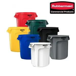 러버메이드 벤티드 브루트 컨테이너 37리터 BRUTE 원형 부르트 카페 원두보관 분리수거통
