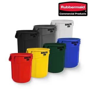 러버메이드 벤티드 브루트 컨테이너 75리터 BRUTE 원형 카페 원두보관 쓰레기 분리수거통