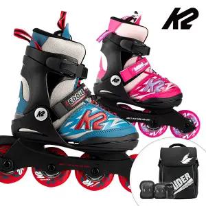 K2 인라인 스케이트 에디 루미 프로+가방+보호대 아동 어린이 유아 인라인스케이트 신발항균건조기 휠커버