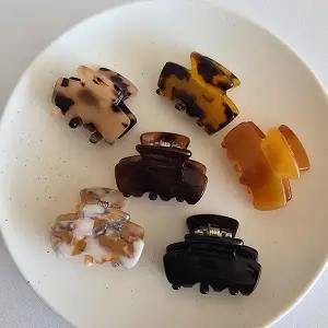 [신세계라이브쇼핑][옷자락] 여자 데일리 미니 집게핀 반묶음 올림머리 헤어핀