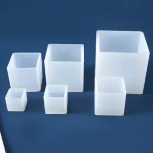 레진 공예 아트 재료 정사각 정육면체 사각 실리콘 몰드 (사각 2cm~6.5cm)