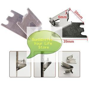 인기 1개 상업용 냉장고 선반 지지대 304 스테인레스 스틸 클램프; 홈 액세서리 클립 내구성 있는 소재